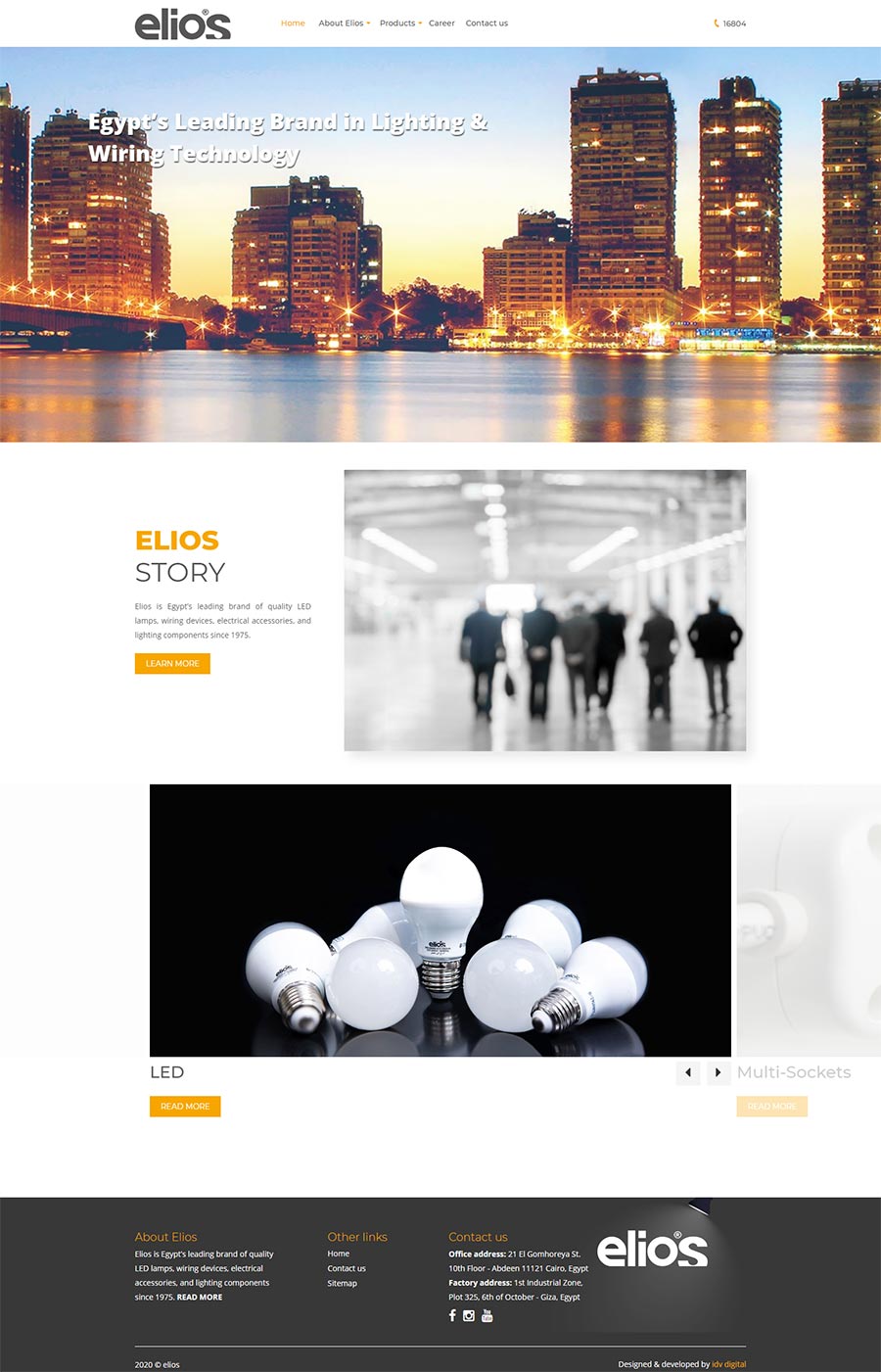 elios - web design in Egypt