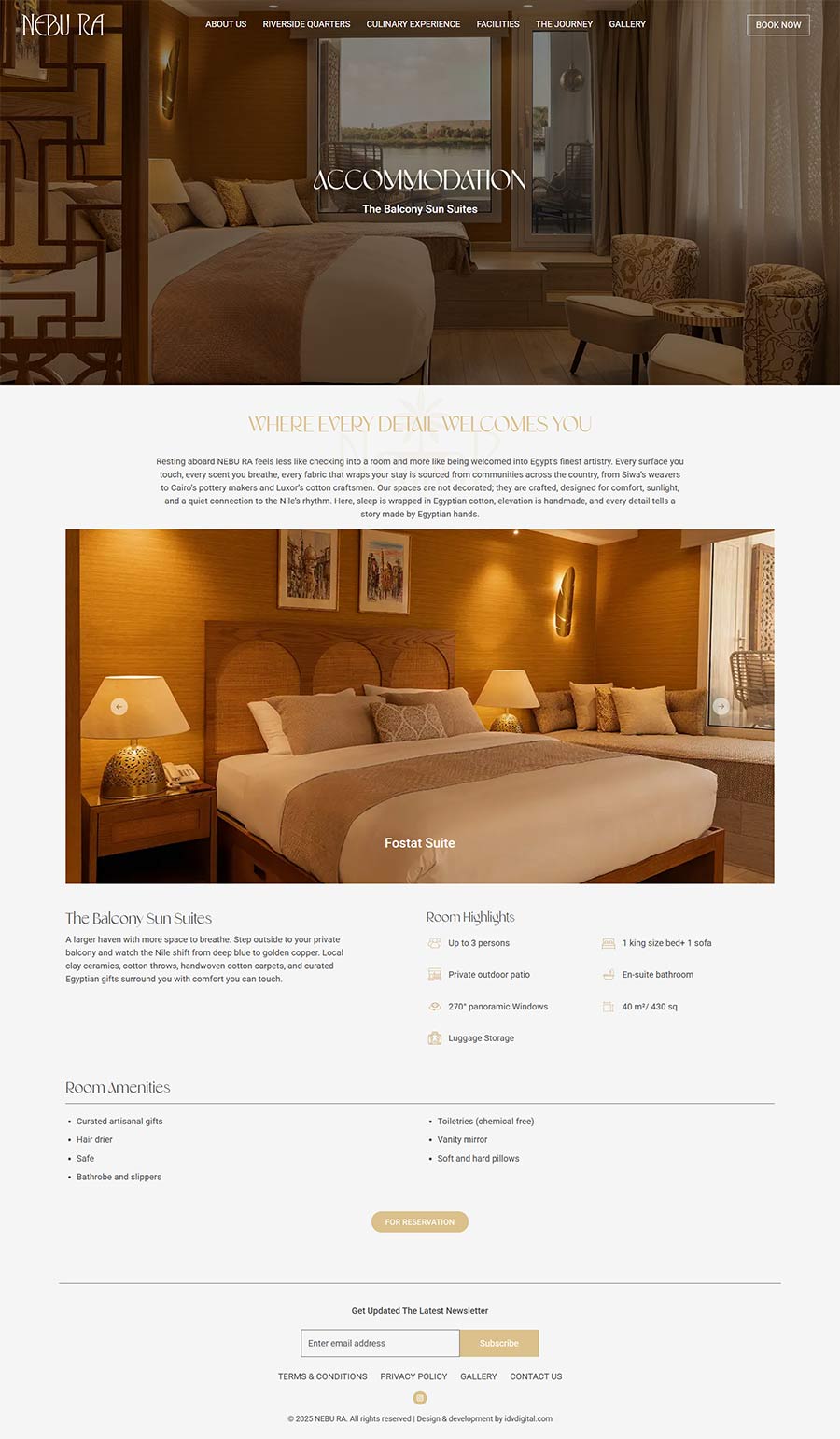 Nebu Ra - web design - suite